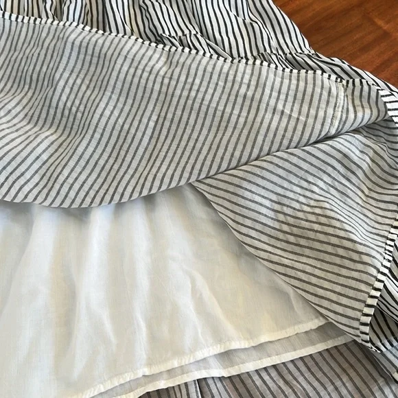 Frame High Low Striped Dress Sz S - Picture 4 of 11